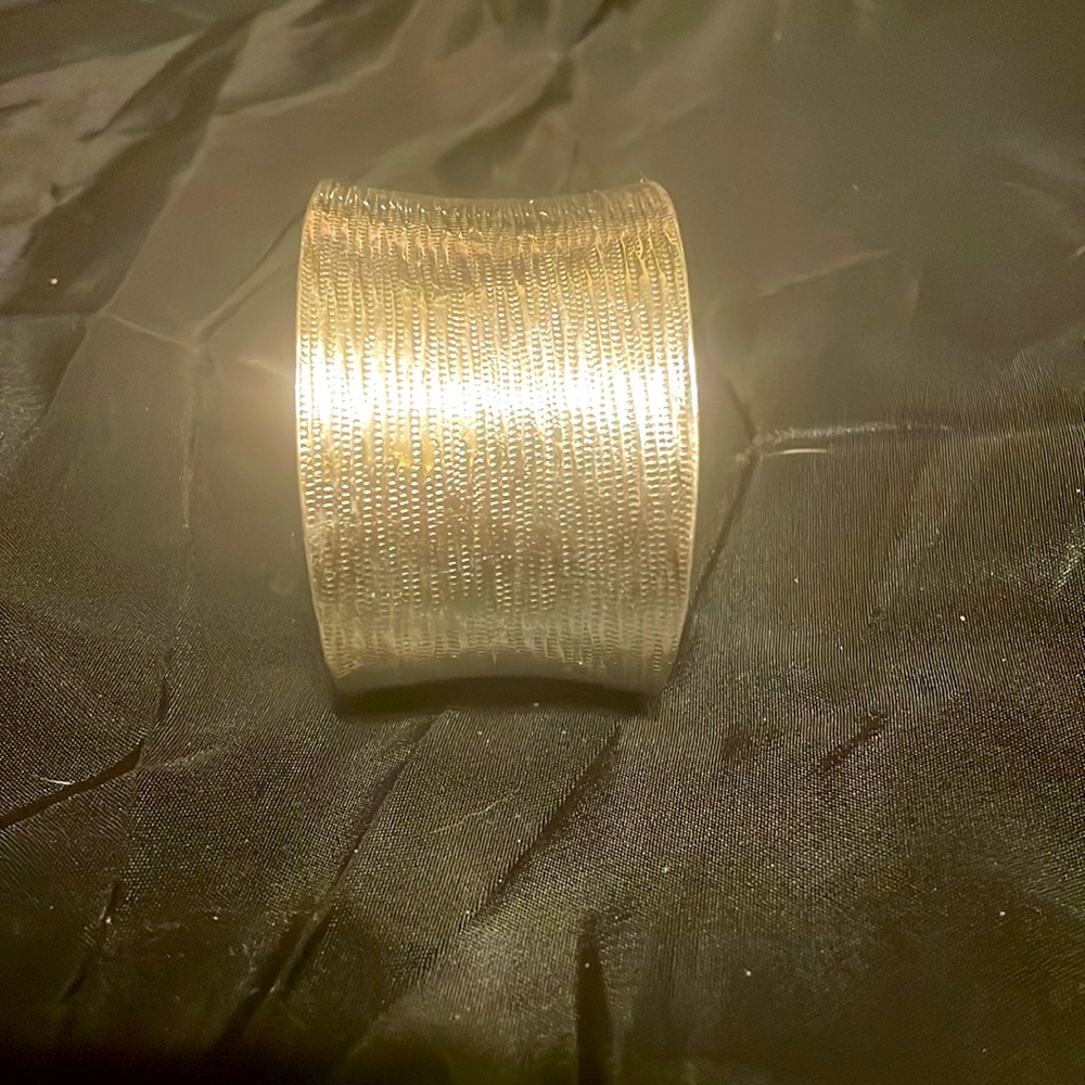 Sterling silver cuff bracelet